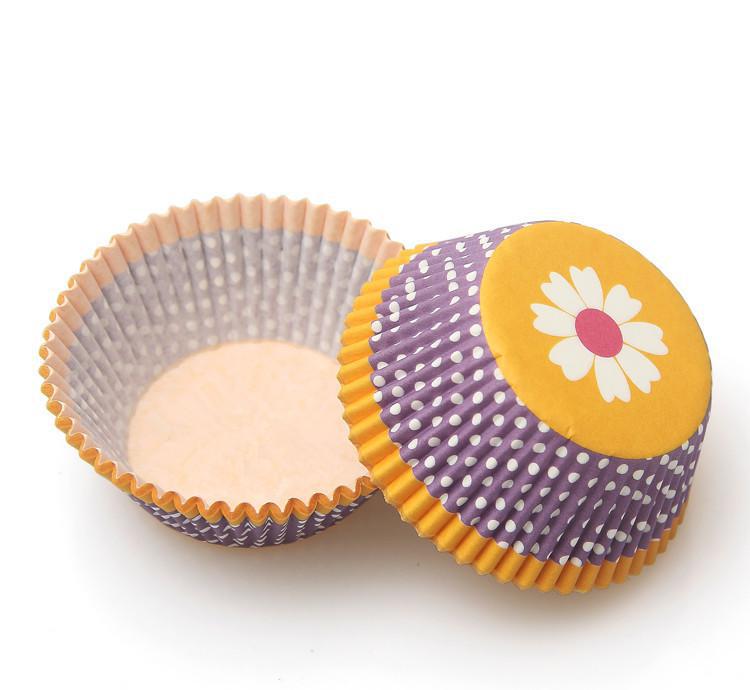 烘焙新宠 紫边黄底雏菊防油蛋糕纸杯的全面解析